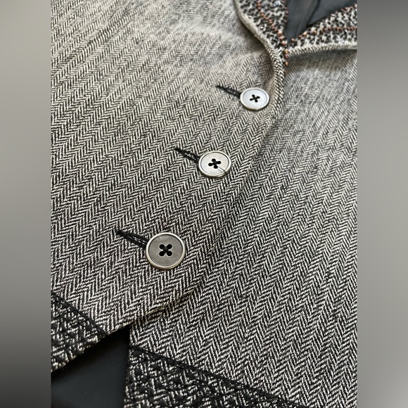 Coldwater Creek Gray Black Vest size M - Picture 4 of 8